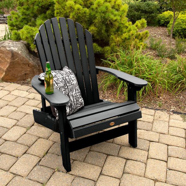 King Hamilton Folding &amp; Reclining Adirondack Outdoor Chair Patio Chair