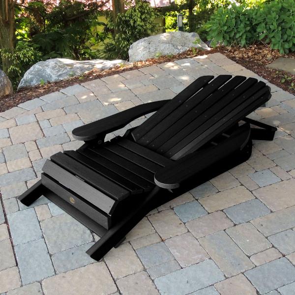 King Hamilton Folding &amp; Reclining Adirondack Outdoor Chair Patio Chair