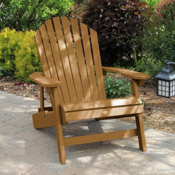 King Hamilton Folding &amp; Reclining Adirondack Outdoor Chair Patio Chair