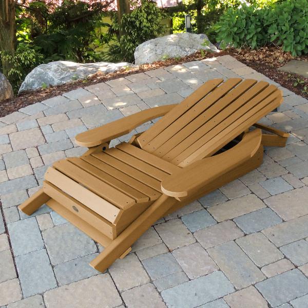 King Hamilton Folding &amp; Reclining Adirondack Outdoor Chair Patio Chair