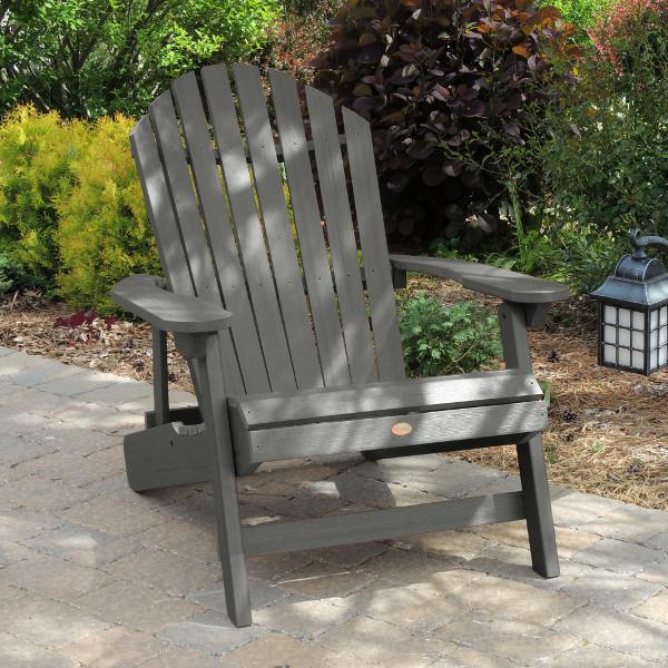 King Hamilton Folding &amp; Reclining Adirondack Outdoor Chair Patio Chair