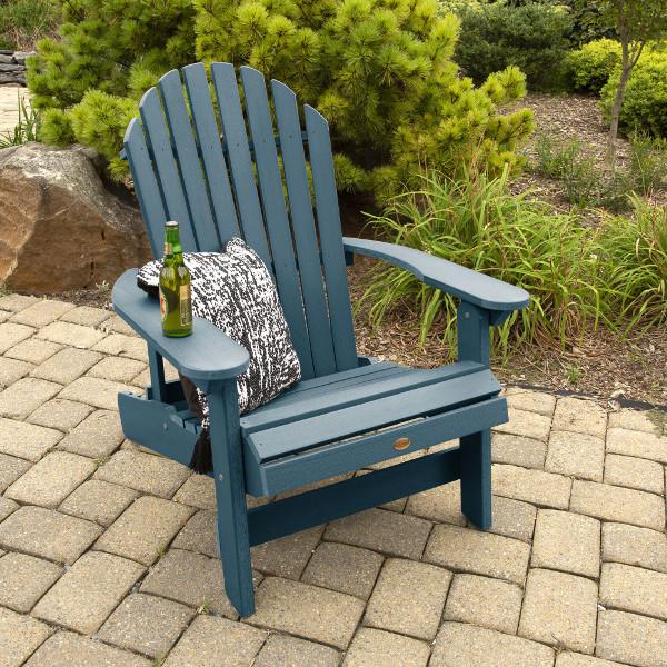 King Hamilton Folding &amp; Reclining Adirondack Outdoor Chair Patio Chair