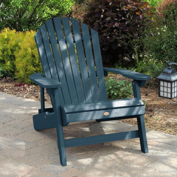 King Hamilton Folding &amp; Reclining Adirondack Outdoor Chair Patio Chair