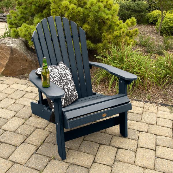 King Hamilton Folding &amp; Reclining Adirondack Outdoor Chair Patio Chair