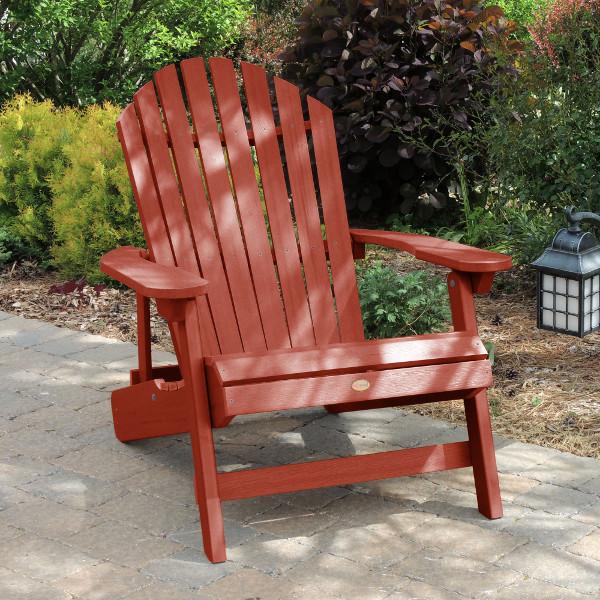 King Hamilton Folding &amp; Reclining Adirondack Outdoor Chair Patio Chair