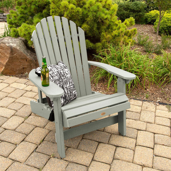 King Hamilton Folding &amp; Reclining Adirondack Outdoor Chair Patio Chair