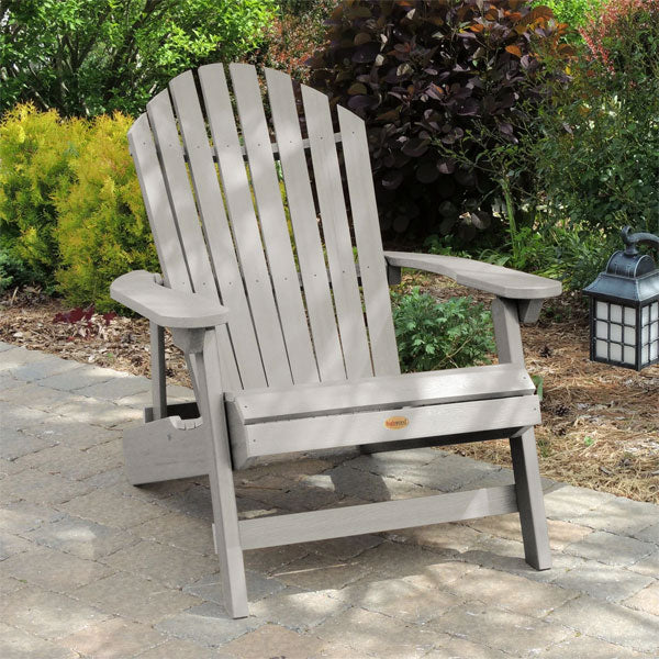 King Hamilton Folding &amp; Reclining Adirondack Outdoor Chair Patio Chair