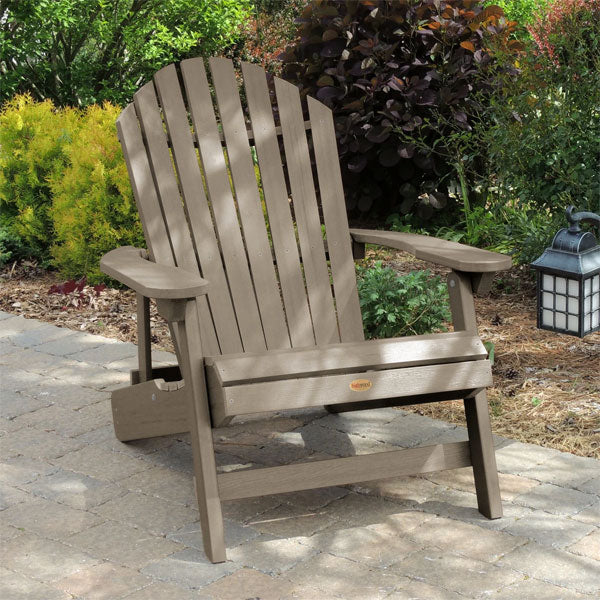 King Hamilton Folding &amp; Reclining Adirondack Outdoor Chair Patio Chair