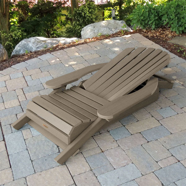 King Hamilton Folding &amp; Reclining Adirondack Outdoor Chair Patio Chair