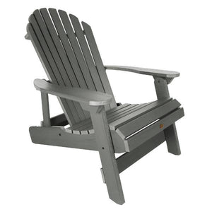 King Hamilton Folding & Reclining Adirondack Outdoor Chair Patio Chair Coastal Teak