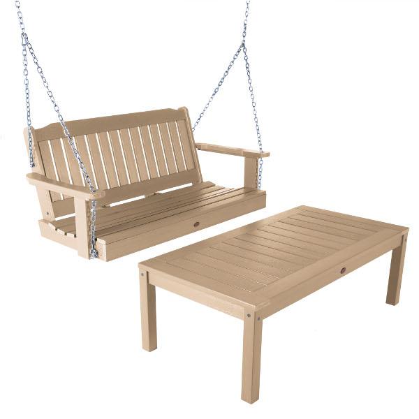 Lehigh 4ft Swing and Coffee Table Swing &amp; Coffee Table