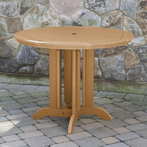 Lehigh 5pc Round Counter Height Recycled Plastic Outdoor Dining Set Dining Set