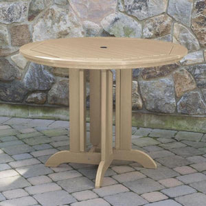 Lehigh 5pc Round Counter Height Recycled Plastic Outdoor Dining Set Dining Set