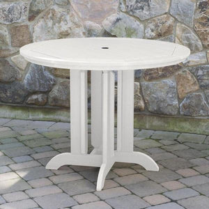 Lehigh 5pc Round Counter Height Recycled Plastic Outdoor Dining Set Dining Set