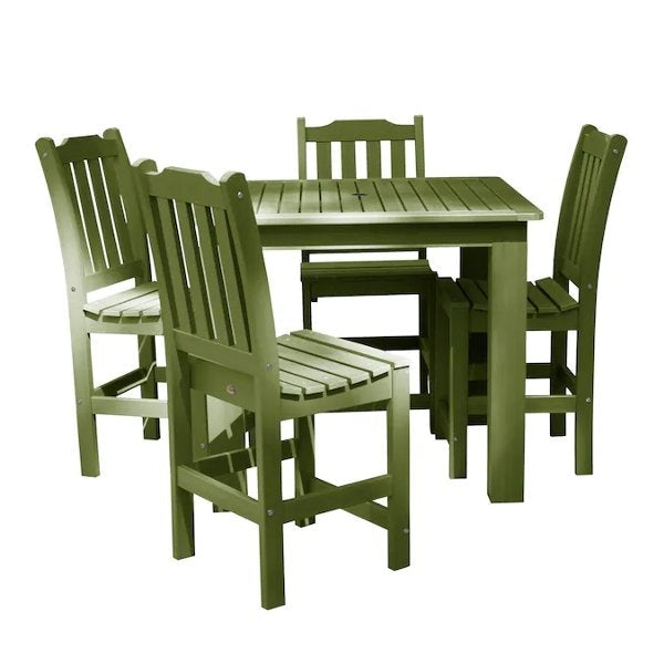Lehigh 5pc Square Counter Height Outdoor Dining Set 42" x 42" Dining Set Dried Sage