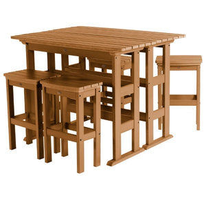 Lehigh 6pc Bar Height Balcony Set Conversation Set
