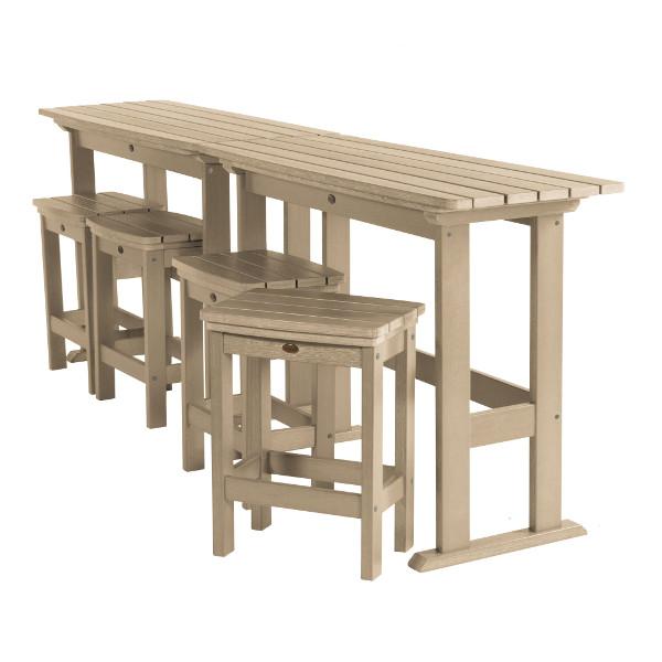 Lehigh 6pc Counter Height Balcony Set Dining Set Tuscan Taupe