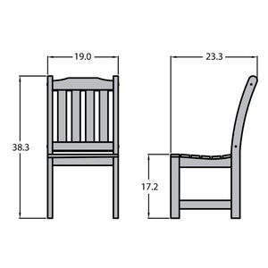 Lehigh 7pc Rectangular Outdoor Dining Set Dining Set