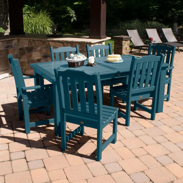 Lehigh 7pc Rectangular Outdoor Dining Set Dining Set