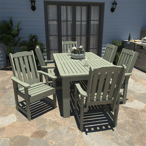 Lehigh 7pc Rectangular Outdoor Dining Set Dining Set