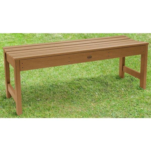 Lehigh Backless Synthetic Wood Picnic Bench Picnic Bench
