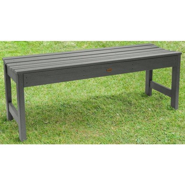 Lehigh Backless Synthetic Wood Picnic Bench Picnic Bench