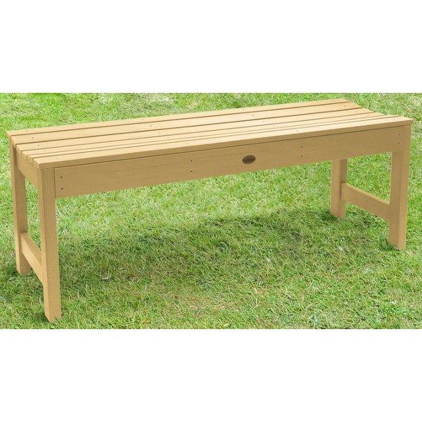 Lehigh Backless Synthetic Wood Picnic Bench Picnic Bench
