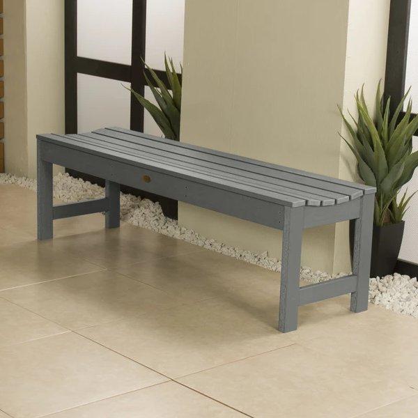 Lehigh Backless Synthetic Wood Picnic Bench Picnic Bench