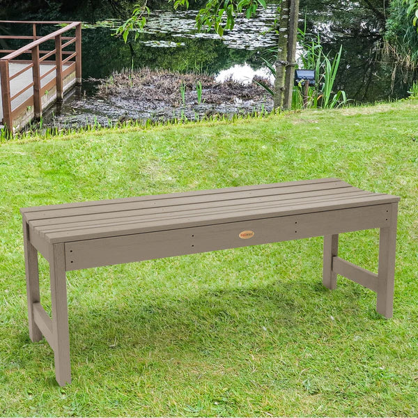 Lehigh Backless Synthetic Wood Picnic Bench Picnic Bench