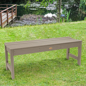 Lehigh Backless Synthetic Wood Picnic Bench Picnic Bench