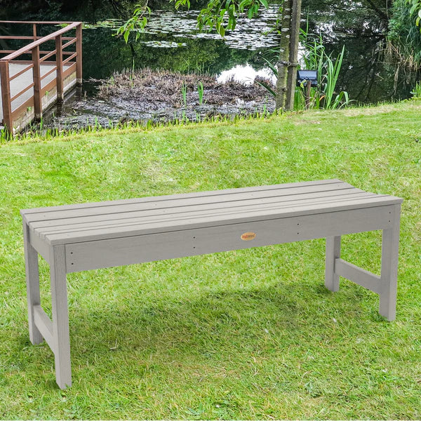 Lehigh Backless Synthetic Wood Picnic Bench Picnic Bench