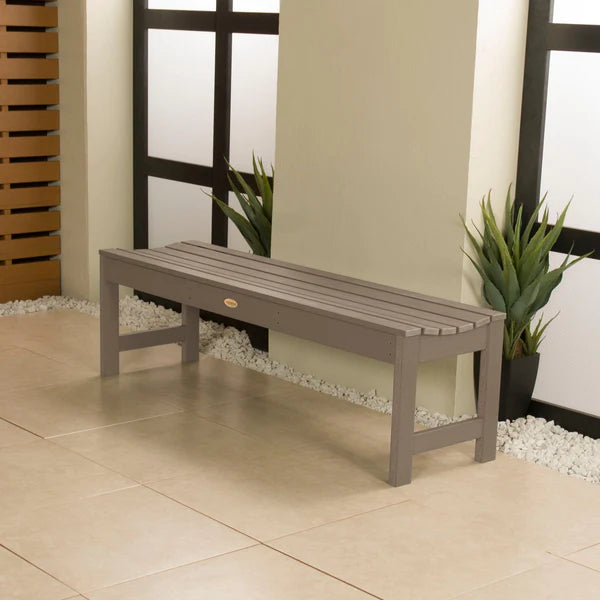 Lehigh Backless Synthetic Wood Picnic Bench Picnic Bench