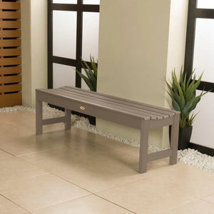 Lehigh Backless Synthetic Wood Picnic Bench Picnic Bench