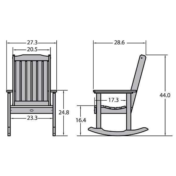 Lehigh Outdoor Rocking Chair Rocking Chair