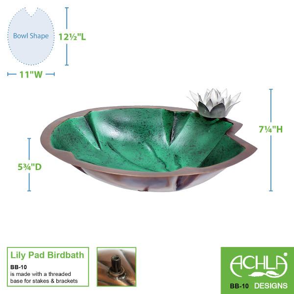 Lilypad Birdbath Birdbath