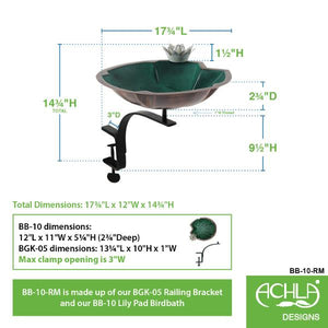 Lilypad Birdbath Birdbath