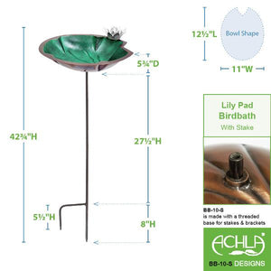 Lilypad Birdbath Birdbath