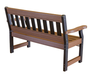 Little Cottage Co. Heritage 4ft. Recycled Plastic Garden Bench Garden Benches Black