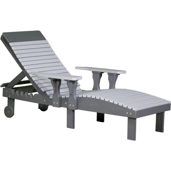 Lounge Chair Lounge Dove Gray &amp; Slate