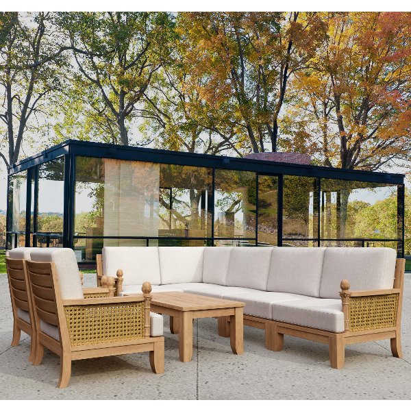 Luxe 8-Pieces Modular Set Conversation Set