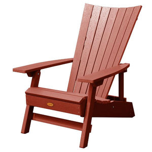 Manhattan Beach Adirondack Outdoor Chair Patio Chair Rustic Red