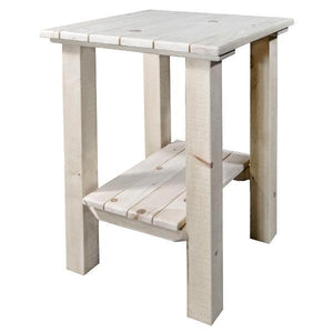Montana Woodworks Homestead Exterior End Table Outdoor Tables Ready to Finish