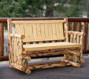 Montana Woodworks Log Glider Gliders Ready to Finish