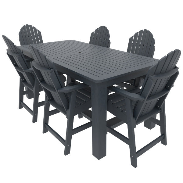 Muskoka 7pc 42x84 Counter Dining Set Dining Set Federal Blue