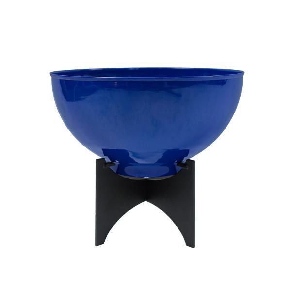 Normal Planters with Steel Patina Bowls Patina Bowls Planter I / French Blue