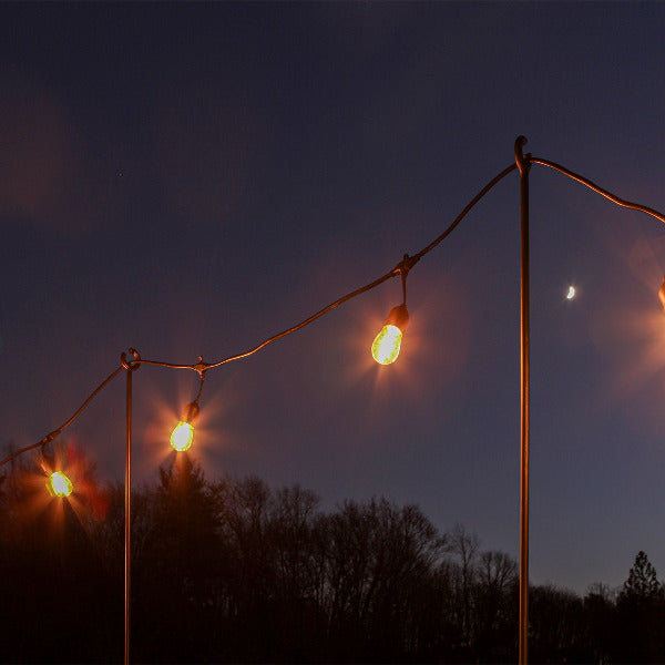 O-Hook Railing Pole for String Lights O-Hook Railing Pole
