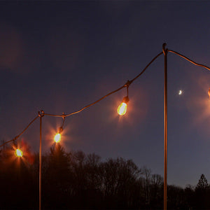 O-Hook Railing Pole for String Lights O-Hook Railing Pole