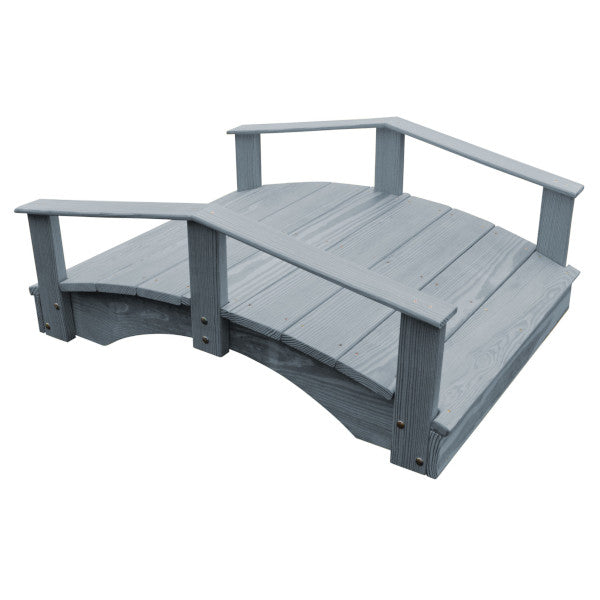Oriental Garden Bridge Garden Bridge 3' x 4' / Gray Stain