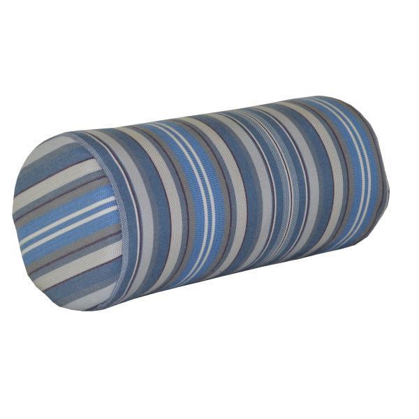 Outdoor Bolster Pillow Cushions &amp; Pillows 7"X18" / Blue Stripe / outdoor bolster pillows