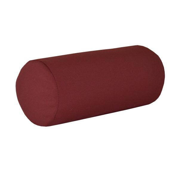 Outdoor Bolster Pillow Cushions &amp; Pillows 7"X18" / Burgundy / outdoor bolster pillows